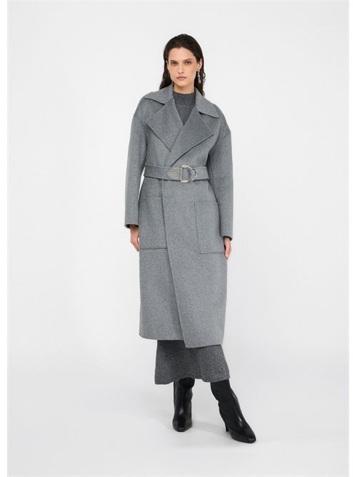 Cappotto in lana con cintura LIU JO | CF5283T4627/03243